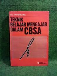 Image of Pedoman Pelaksanaan CBSA Dalam Proses Belajar Mengajar